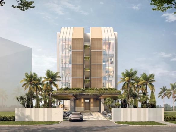 The_Shorefront_External_1 — An artist's rendering of a modern building of The Shorefront